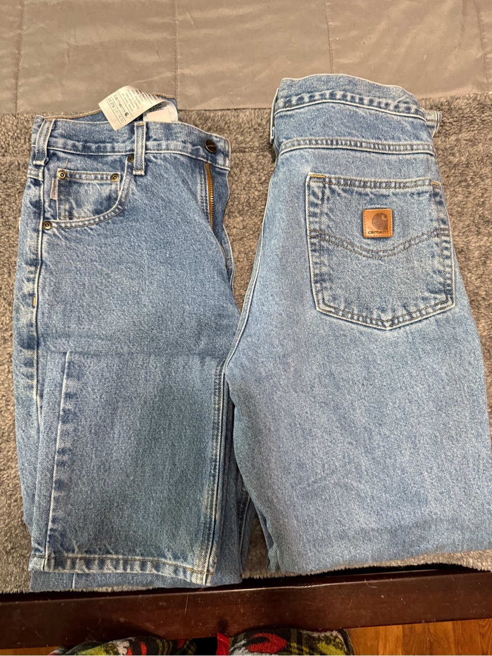 Carhartt Light Blue Straight Leg Jeans